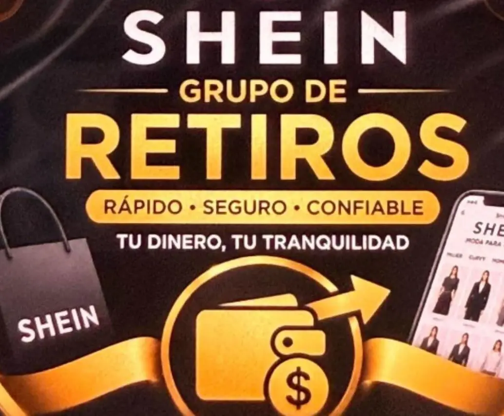 Alerta por estafa en la modalidad de “grupos de retiros” usando la marca Shein. FOTO: Cortesía