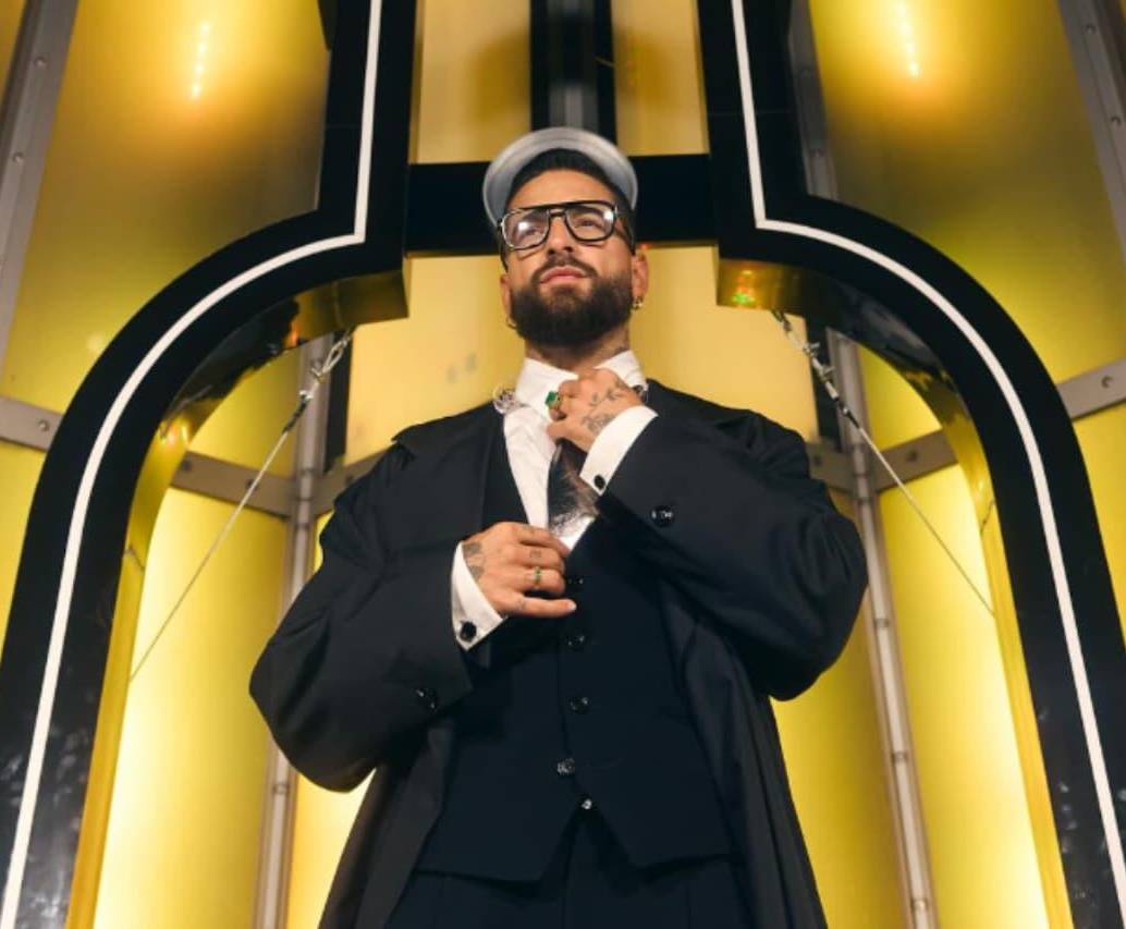 Juan Luis Londoño Arias, conocido en la industria musical como Maluma, cantó en el Empire State Building de Nueva York. FOTO: BOSS Fragrances