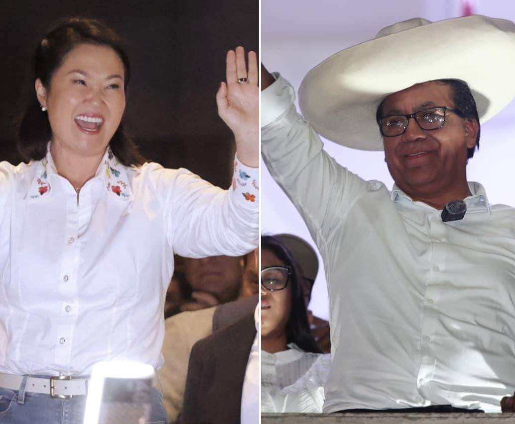 Roberto Sánchez se resiste a reconocer los resultados preliminares en la segunda vuelta presidencial en Perú. FOTOS: AFP - GETTY