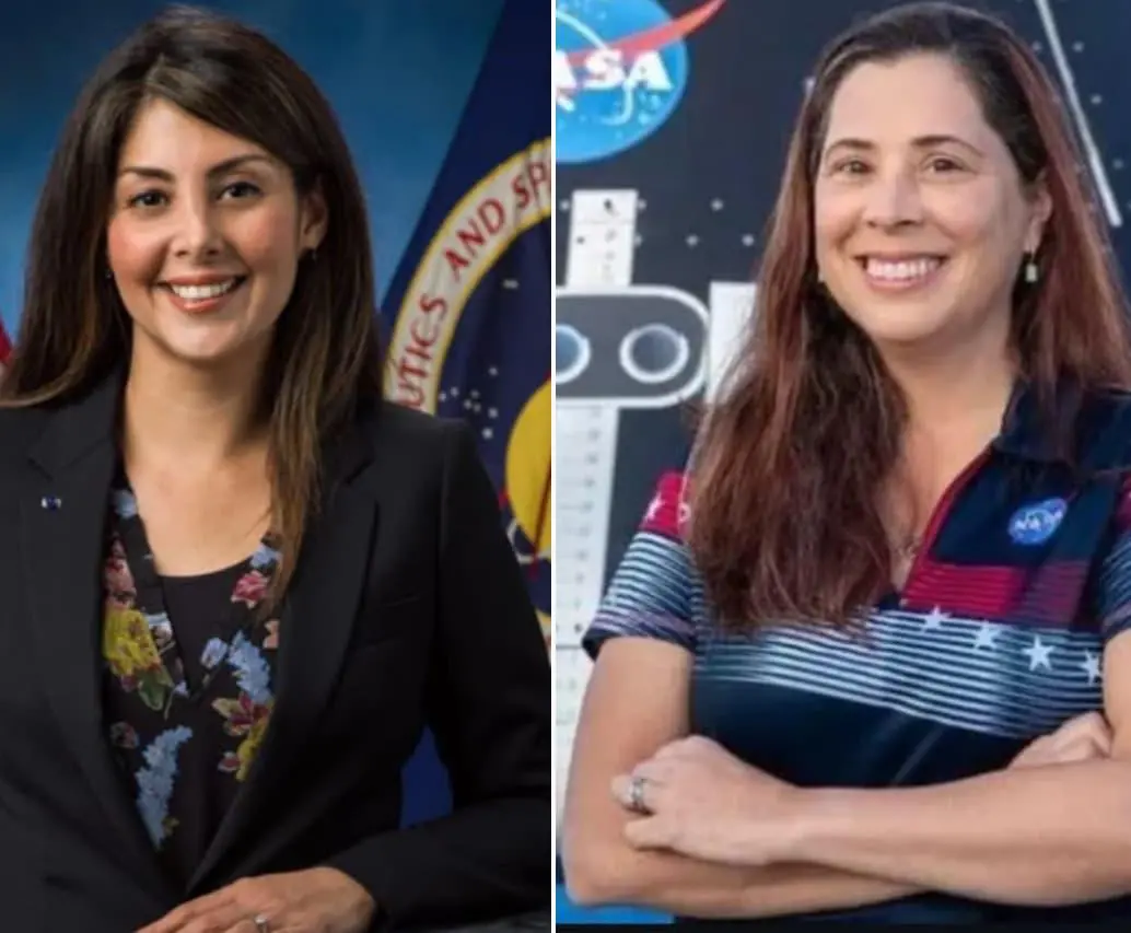 Ellas son las colombianas Liliana Villarreal y Diana Trujillo, quienes trabajan en la Nasa. FOTOS: Tomadas de redes sociales 