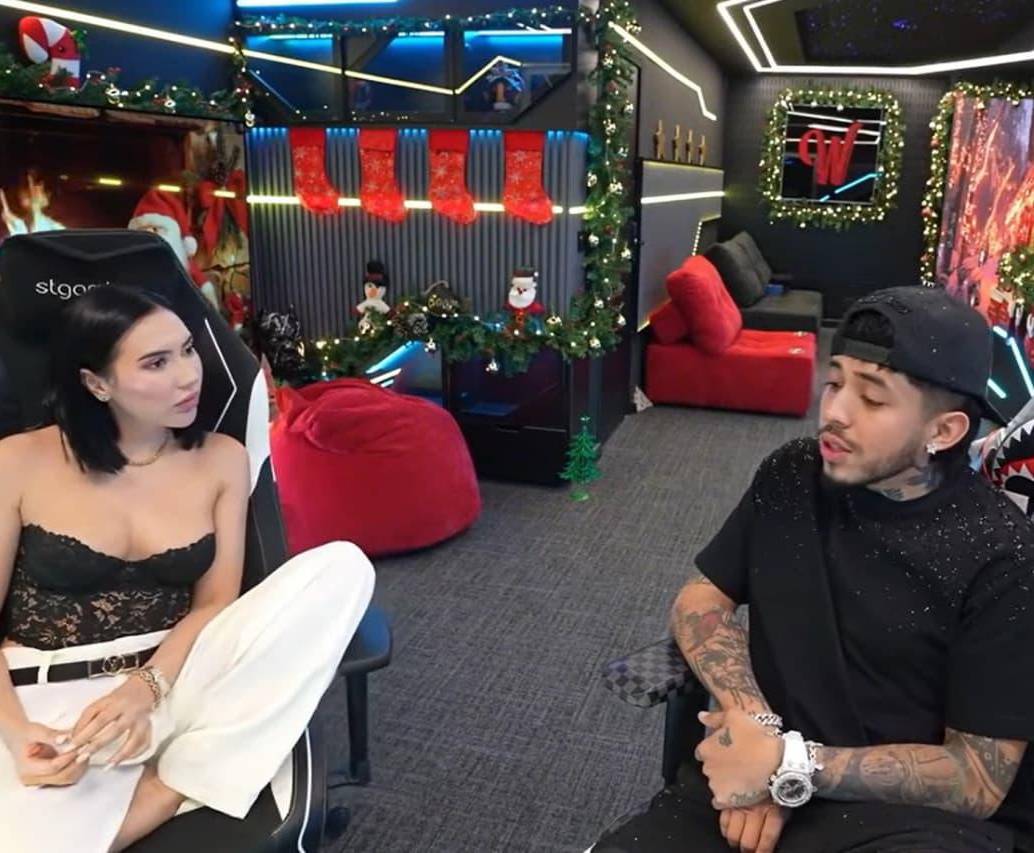 Westcol y Aida Victoria se reencontraron después de 2 años de haber terminado su relación amorosa. FOTO: Captura de video 