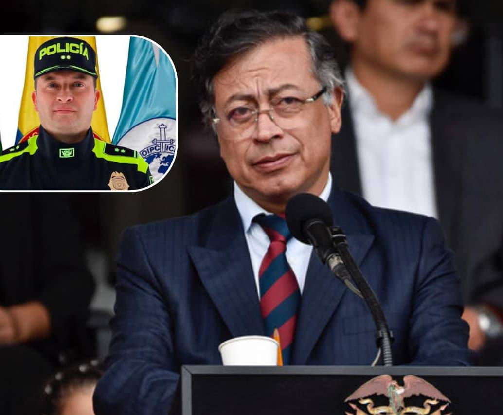 El presidente Gustavo Petro anunció cambios en la Policía Nacional. FOTO: Colprensa 