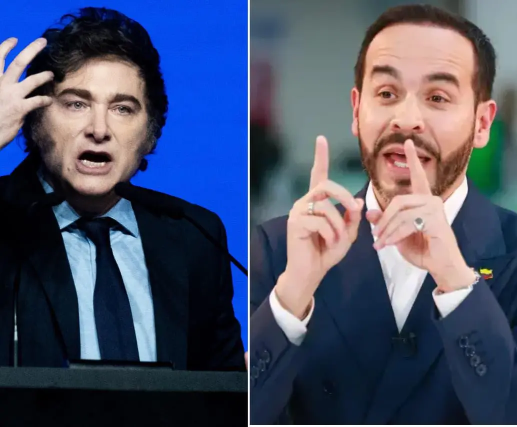 Javier Milei envió un mensaje a Abelardo de la Espriella por su triunfo en las elecciones de este 31 de mayo de 2026. FOTOS: GETTY - MANUEL SALDARRIAGA 