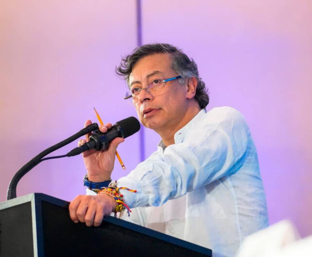 Esta fue la aprobación en América Latina que obtuvo el presidente Gustavo Petro en una encuesta de CB Global Data. FOTO: Colprensa 