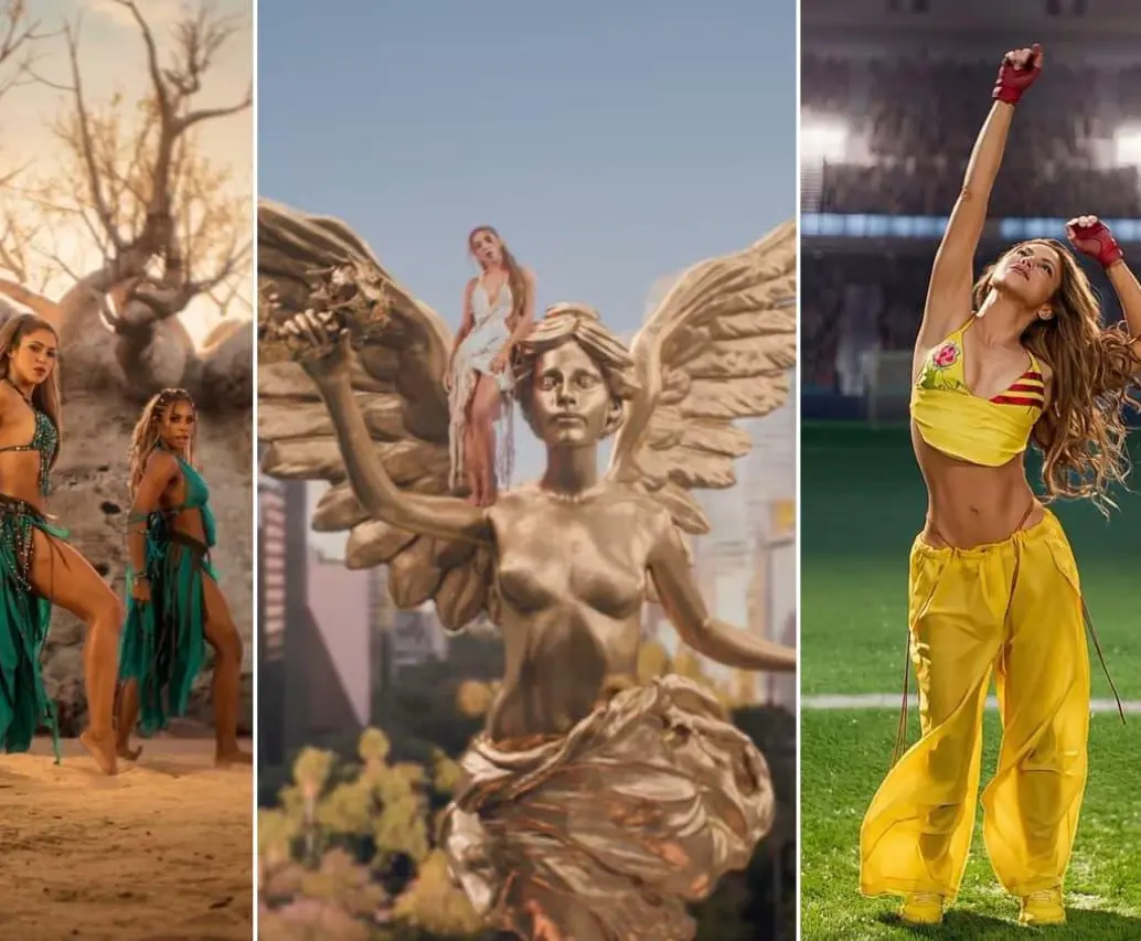 La cantante colombiana estrenó su cuarto éxito musical para la FIFA, en referencia al Mundial de Fútbol que iniciará el 11 de junio de 2026. FOTOS: Capturas de video 