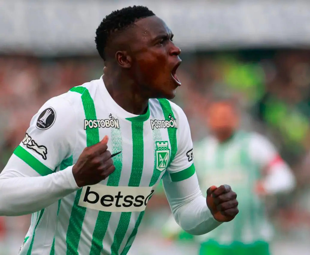 Kevin Viveros es el goleador de Nacional en la Copa Libertadores con 4 anotaciones. FOTO MANUEL SALDARRIAGA