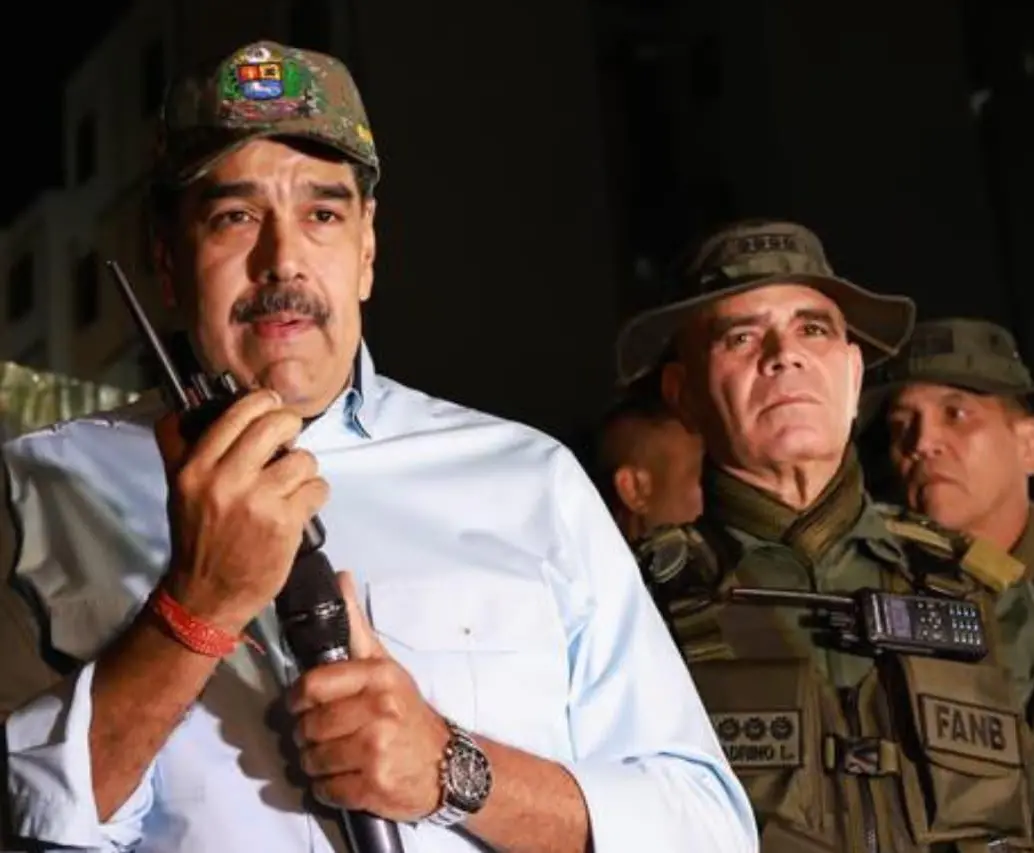 El presidente de Venezuela, Nicolás Maduro, dice estar preparado para el despliegue de Estados Unidos en su territorio. FOTO: <i>Xinhua/Presidencia de Venezuela</i>