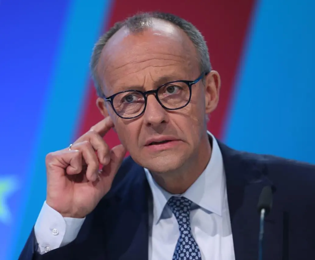 Friedrich<b> </b>Merz, elegido canciller de Alemania. FOTO: GETTY