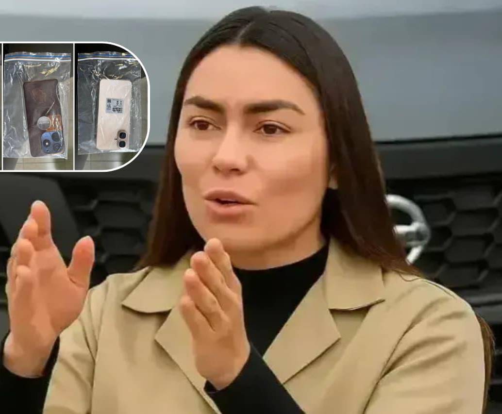 El celular de Daneidy Barrera Rojas, conocida como Epa Colombia, fue confiscado este miércoles. FOTOS: Cortesía - Policía Nacional 