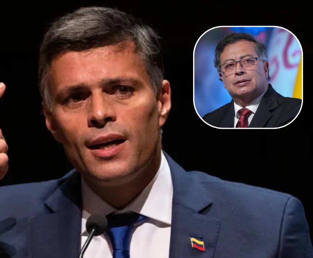 El líder opositor venezolano Leopoldo López lanzó duras acusaciones contra Gustavo Petro. FOTOS: Archivo (imagen principal)y Colprensa 