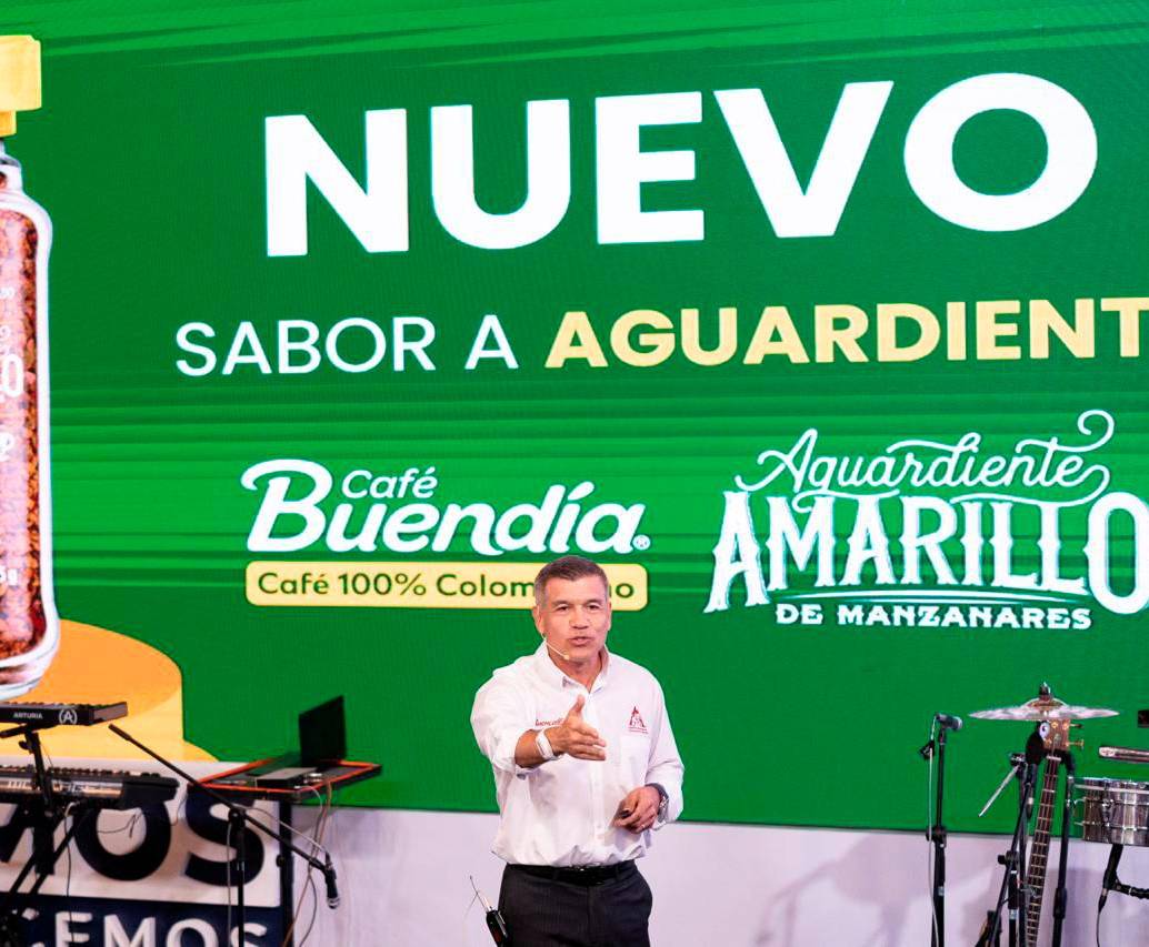 Mauricio Trujillo, gerente de Buencafé, encabezó la presentación del nuevo producto. FOTO: Tomada de X