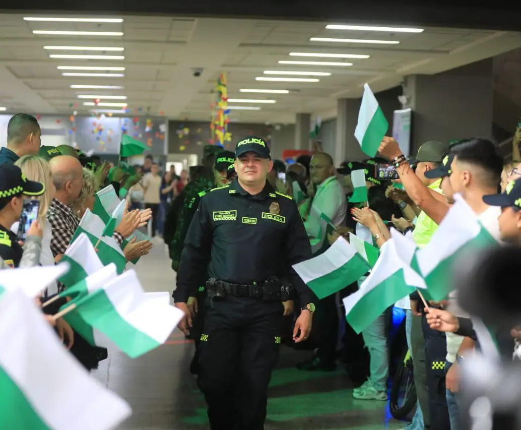 Militares y policías fueron exaltados en un evento de la Gobernación de Antioquia. FOTO: Esneyder Gutiérrez