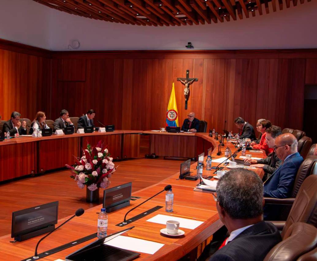 Tras el empate en la votación de la Sala de Instrucción de la Corte, la decisión final será tomada por conjueces. FOTO: CORTESÍA CORTE SUPREMA.