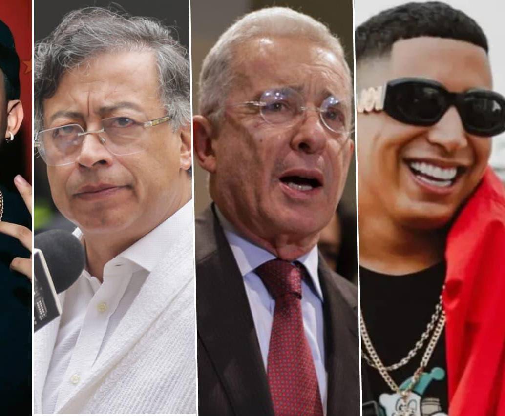 Las entrevistas que hará Westcol a Gustavo Petro y Álvaro Uribe que inciden en su rivalidad con Mr. Stiven. FOTOS: Tomadas de redes sociales @westcol, @stiven.tc y Colprensa 