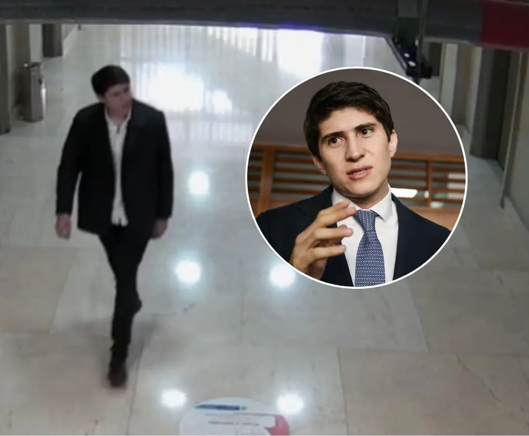 Imagen de Wadith Alberto Manzur Imbett visitando las instalaciones del Ministerio de Hacienda y Crédito Público en 2023. <b>Foto:</b> Captura de video – Colprensa.