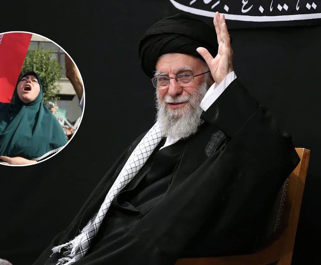 Masivas protestas en Irán por el alto costo de vida al mando del ayatolá Alí Jamenei. FOTO: GETTY