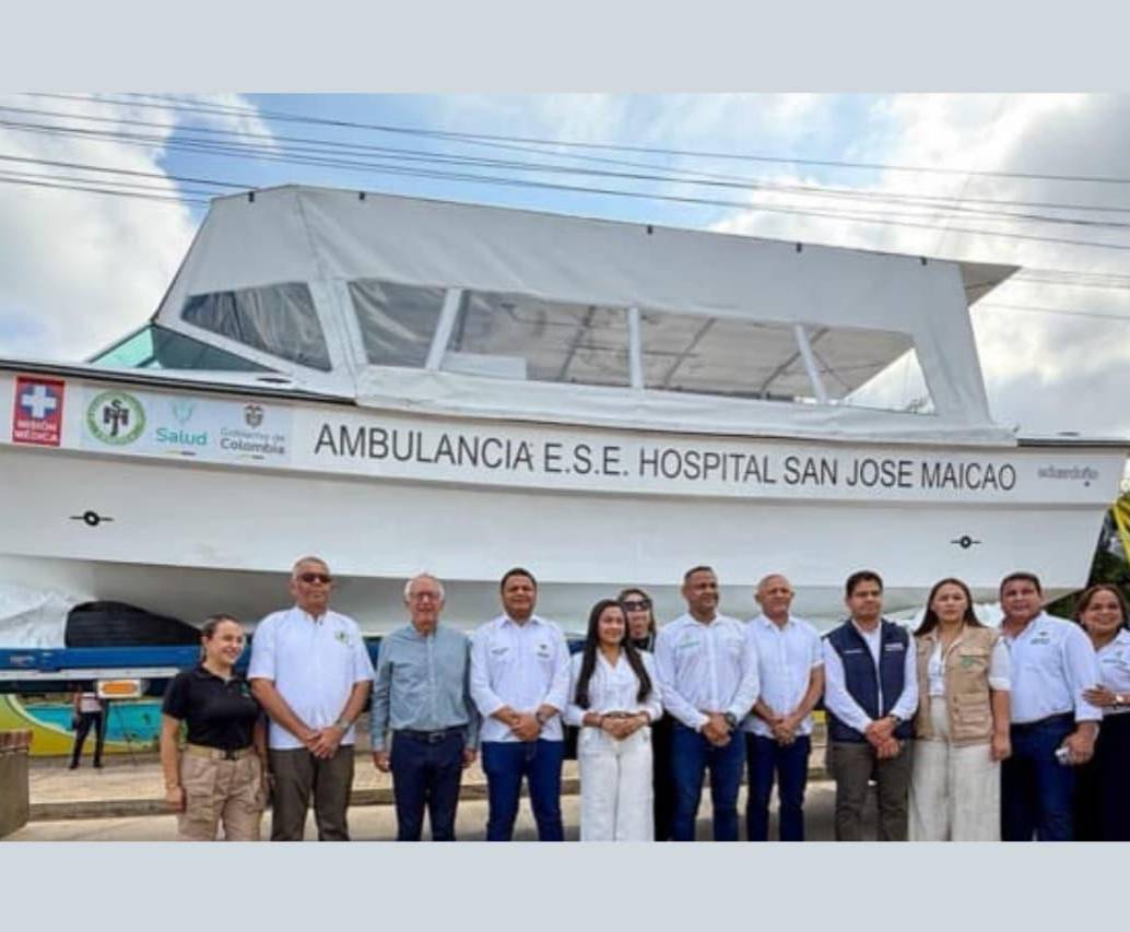 La “inversión” de $1.680 millones en dos lanchas ambulancia para el municipio de Maicao, en La Guajira, que no cuenta con mar ni río. FOTO: Ministerio de Salud