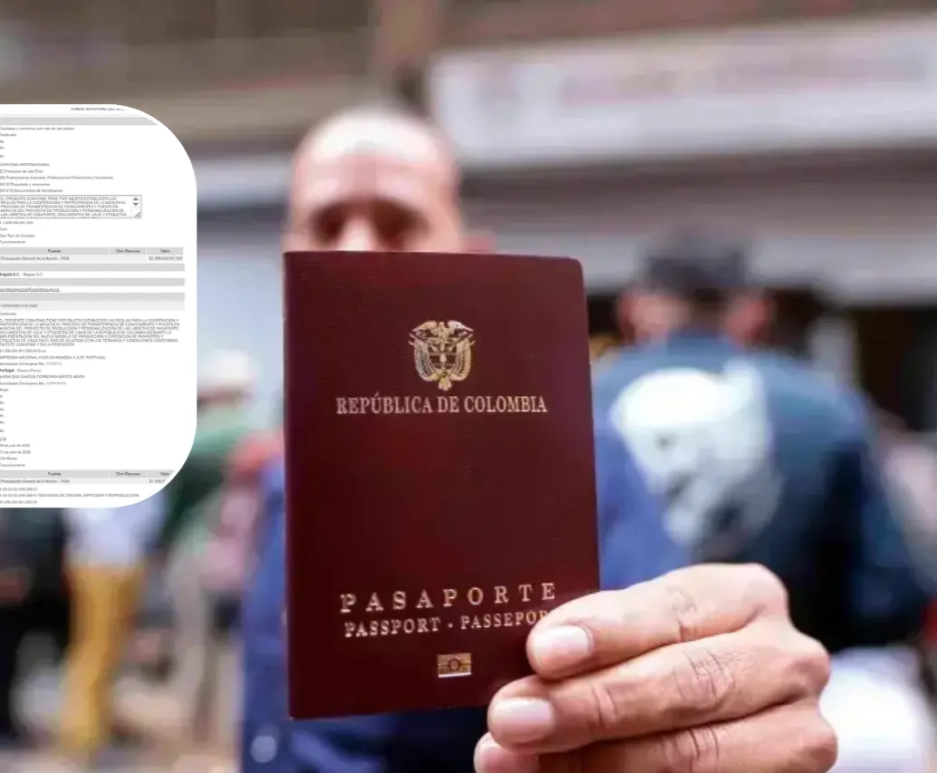Sobre los pasaportes, la ejecución del convenio entre el Gobierno y la Casa de la Moneda de Portugal (INCM) iniciará en abril de 2026. FOTO: Colprensa 