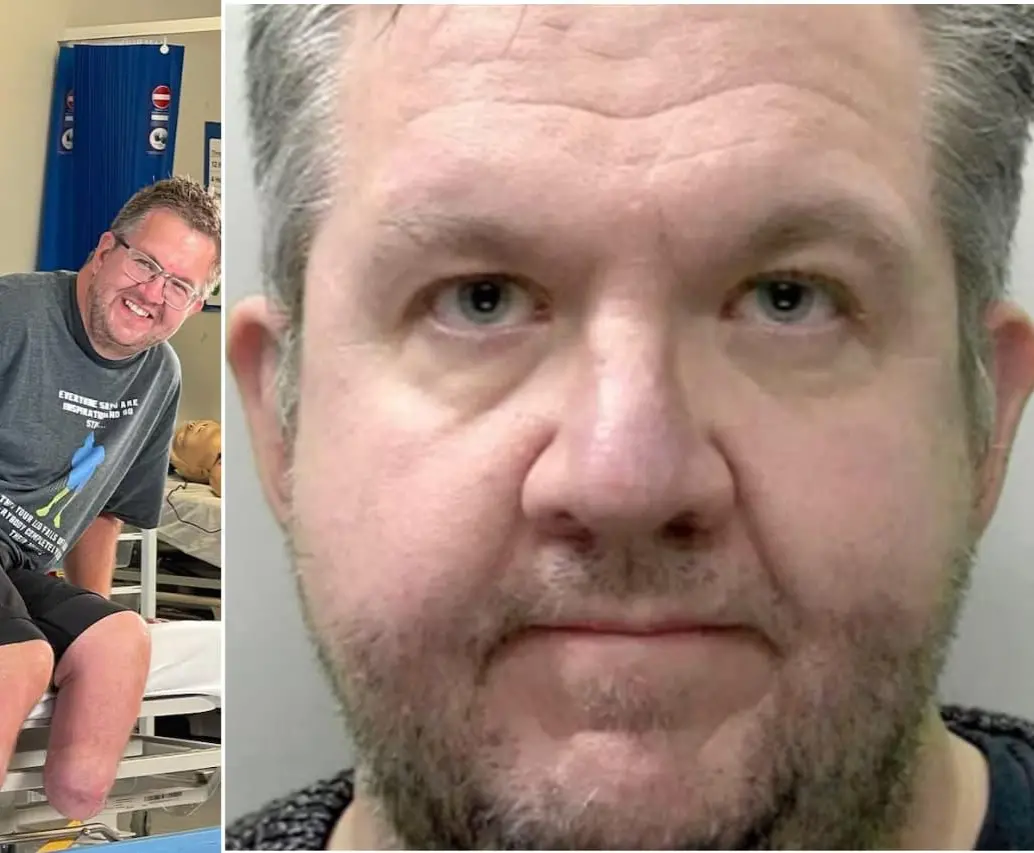 Neil Hopper es un hombre de Reino Unido que fue condenado por engañar a las aseguradoras de su país. FOTOS: Policía de Devon y Cornwall - tomada de Instagram - @bionicsurgeon