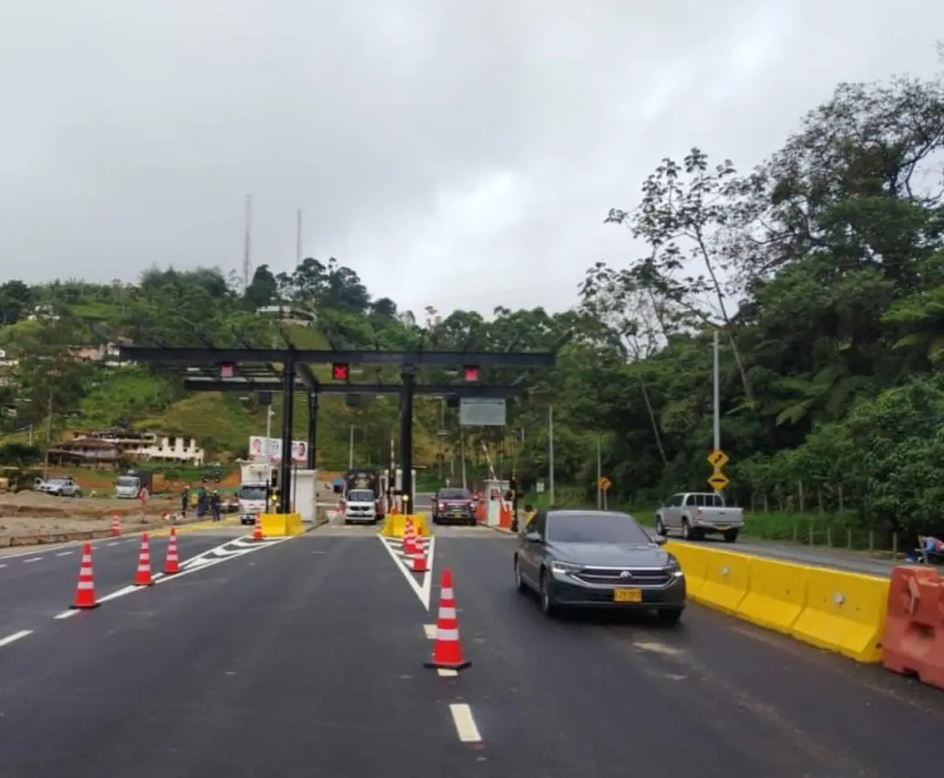 Anuncian la ampliación temporal del Peaje de Amagá, en el Suroeste antioqueño. FOTO: EL COLOMBIANO