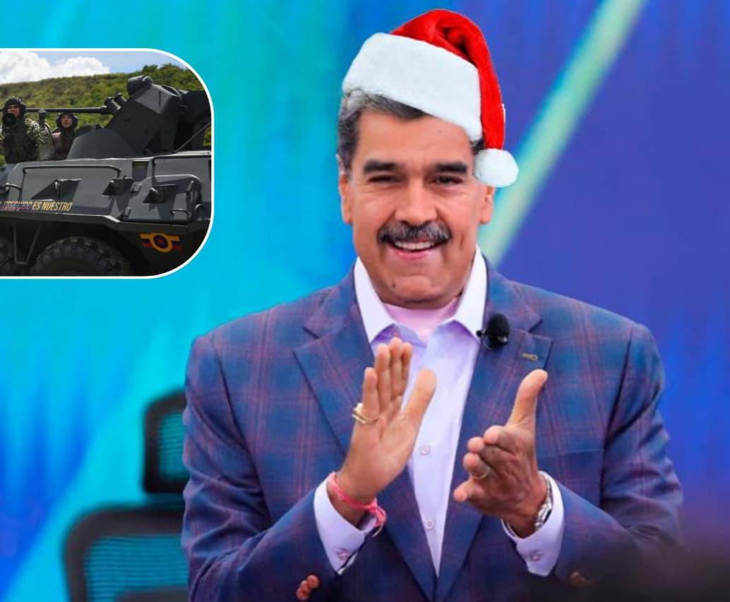 En Venezuela adelantaron la Navidad, decretaron estado de conmoción y hay un conflicto con Estados Unidos. FOTO: Tomada de X @InformaCosmos - Agencia Xinhua 