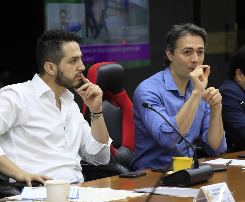 Juan David Duque, secretario de Daniel Quintero, aspirará al Senado. FOTO: X @JUANDUQUEGA