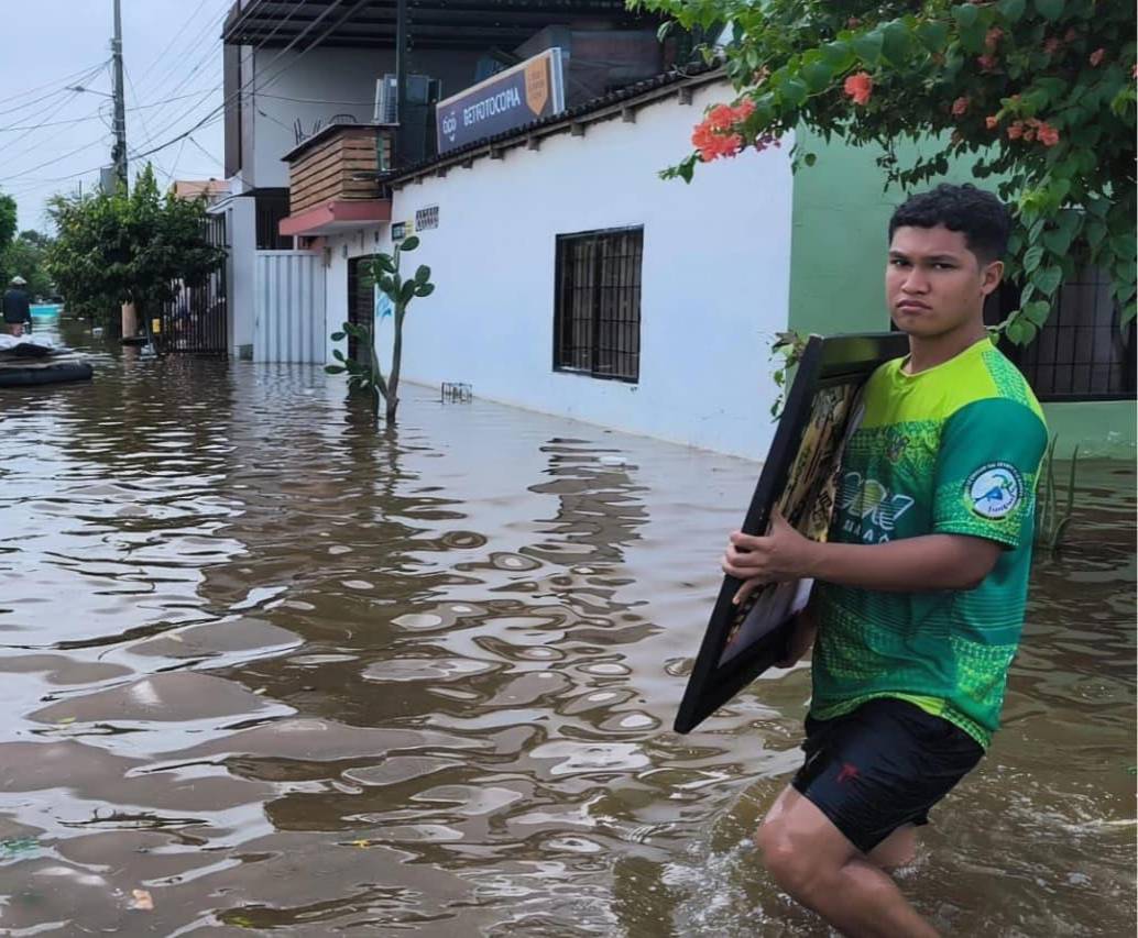 Miles de familias afectadas por las inundaciones en el departamento de Córdoba. FOTO: Cortesía - Jhancarlos Mosquera Mosquera