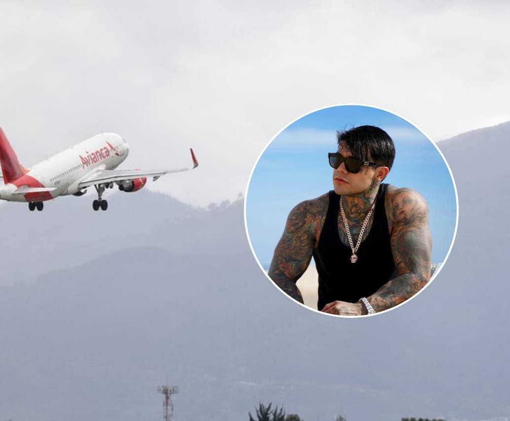 Jeferson Cossio se pronunció sobre el incidente ocurrido en un vuelo de Avianca de Bogotá a Madrid. FOTOS: Colprensa y tomada de su Facebook