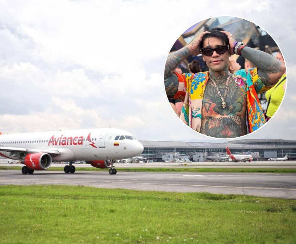 Yeferson Cossio es señalado de esparcir una sustancia química en un vuelo de Avianca. FOTOS: Tomada de Instagram @jefersoncossio y Colprensa 