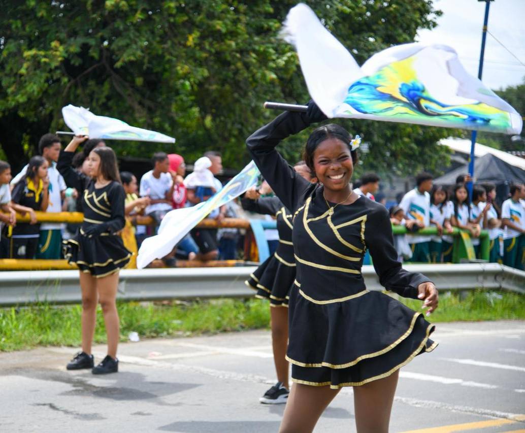 Un desfile inaugural lleno de cultura y deporte. Primeros Juegos Afro en Urabá. Foto: Ramiro Vásquez.