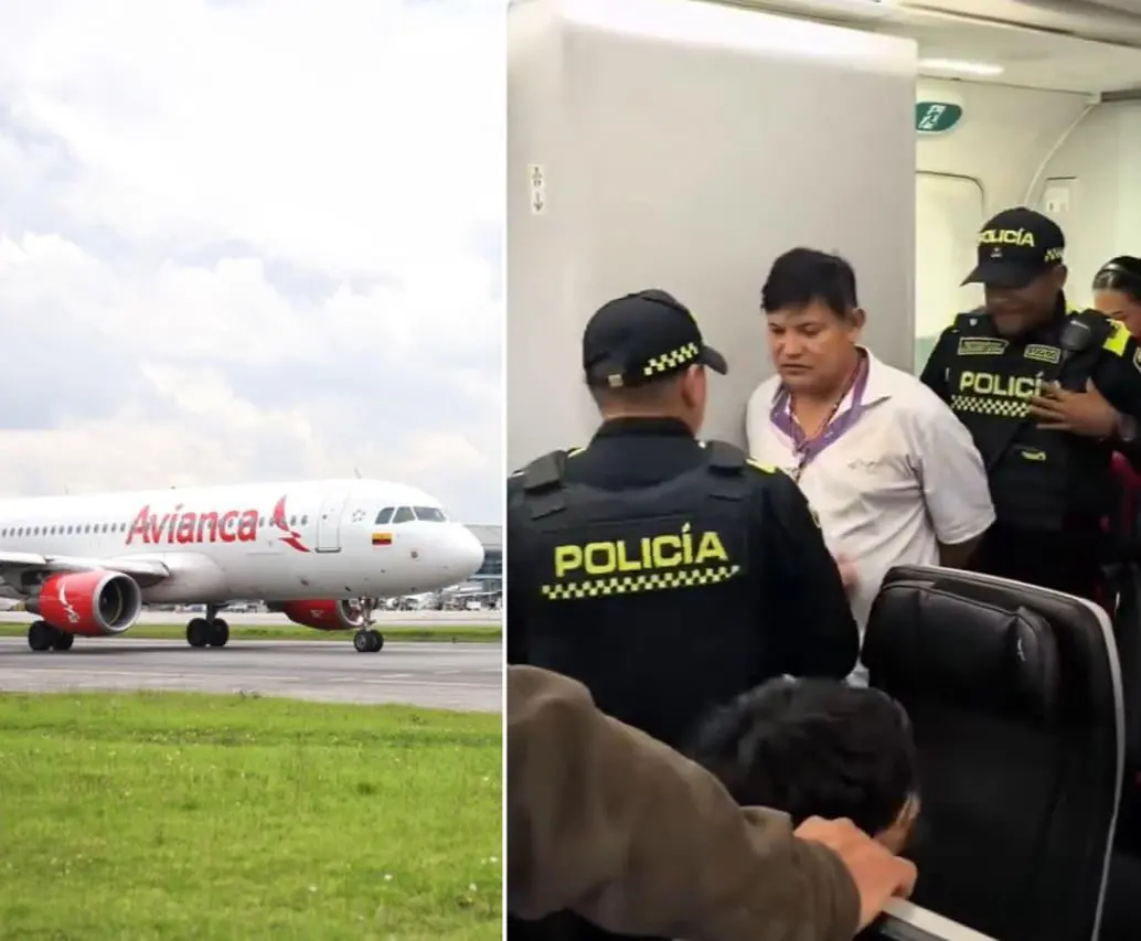 Un pasajero protagonizó un presunto caso de acoso sexual en un vuelo de Avianca. FOTOS: Colprensa - captura de video