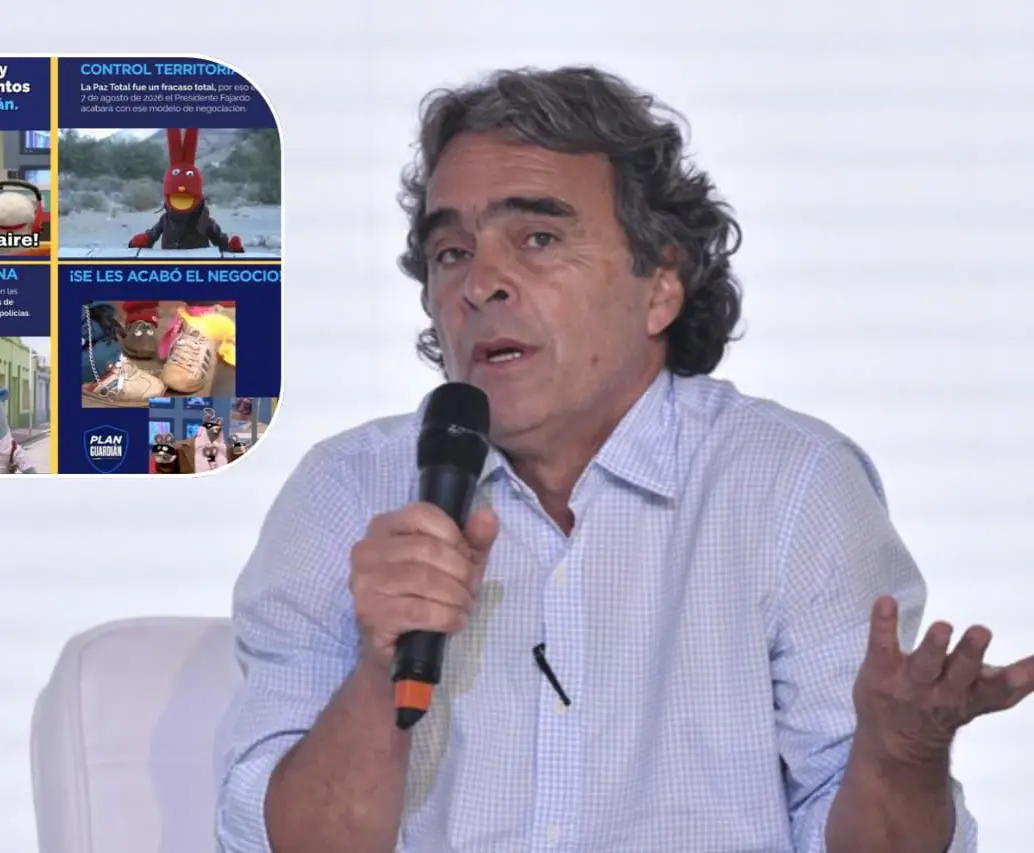 Sergio Fajardo es señalado por usar imágenes del programa chileno <i>31 Minutos</i> sin la autorización de la productora Aplaplac. FOTOS: Colprensa, 31 Minuto y Aplaplac