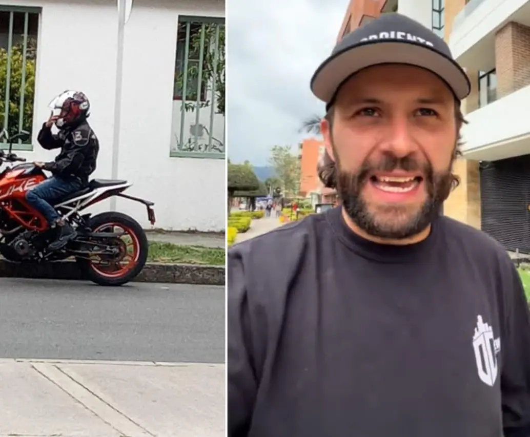 Esta sería la moto que habría sido usada en el asesinato de Jean-Claude Bossard durante un atraco. FOTOS: Tomada de X – captura de video