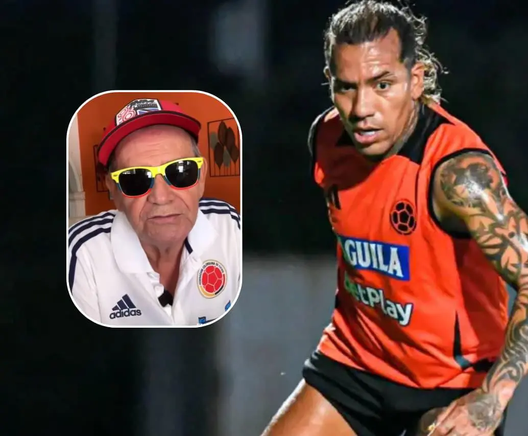 Edinael Moreno decidió aclarar rumores en los que afirman no querer a su hijo Dayro. FOTO: Tomada de X - Selección Colombia 