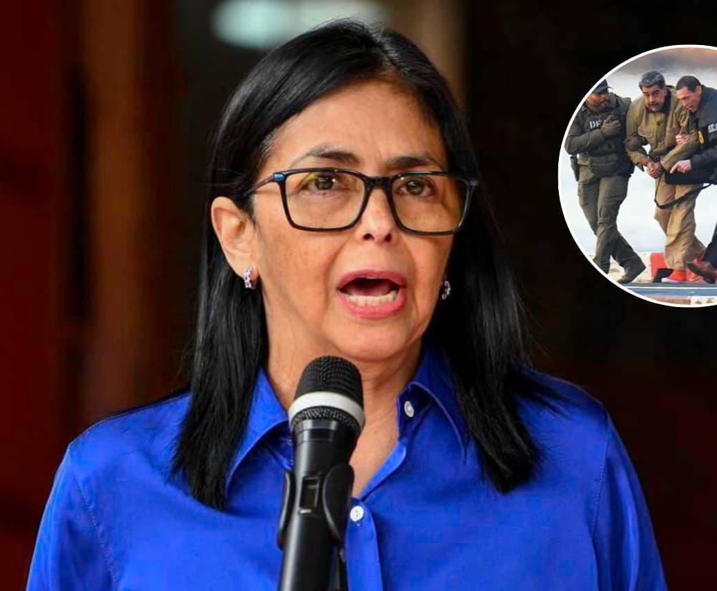 Afirman que Delcy Rodríguez y su hermano, Jorge Rodríguez, ya habrían mantenido conversaciones con Estados Unidos antes de la captura de Nicolás Maduro y su esposa, Cilia Flores. FOTOS: XINHUA / AFP