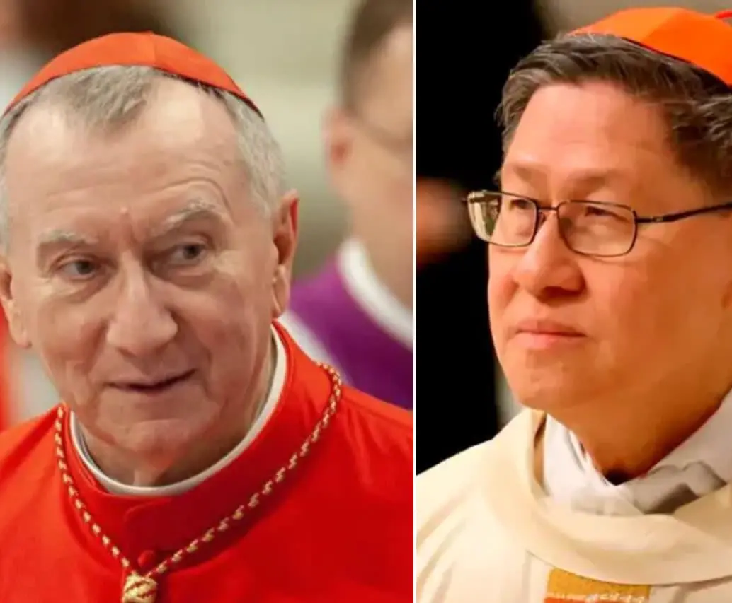 Pietro Parolin (izquierda) y Luis Tagle fueron criticados por su labor contra el abuso sexual en la Iglesia católica. FOTO: Getty - Vaticano