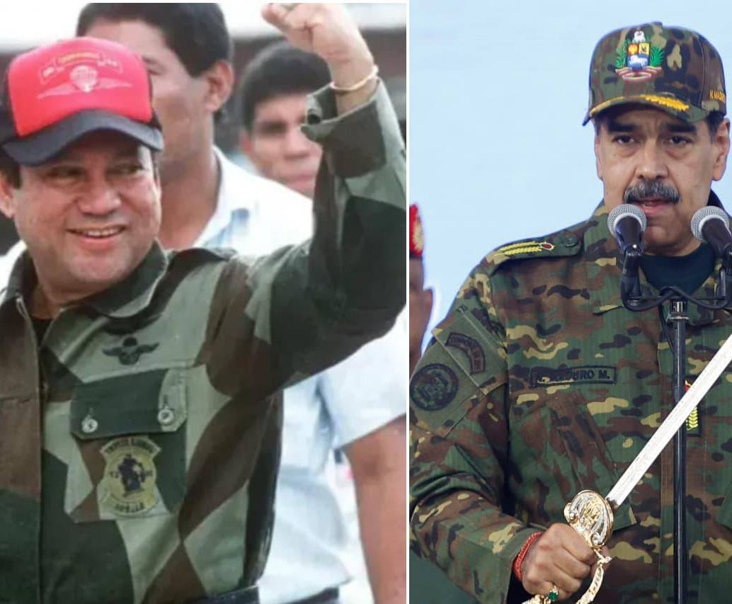 Así derrocó EE. UU. al dictador panameño Manuel Noriega, al igual que Nicolás Maduro este 3 de enero de 2026. FOTOS: XINHUA - GETTY