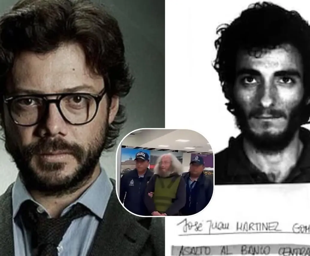 <b>José Juan Martínez Gómez</b>, inspiración de La Casa de papel, fue extraditado a Perú por narcotráfico. FOTOS: <i>RTVE - Netflix, Antena 3</i>