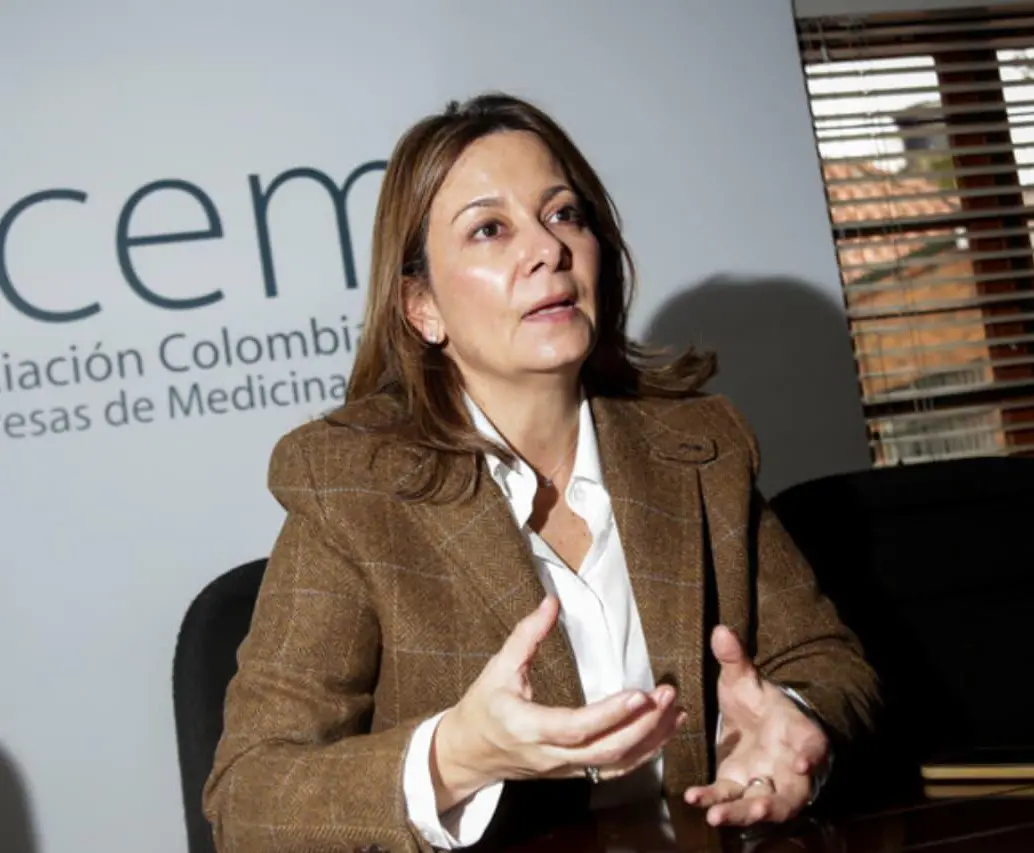 Ana María Vesga, presidenta de ACEMI, expresó su preocupación por la situación de las EPS intervenidas por el gobierno de Gustavo Petro. FOTO: Colprensa