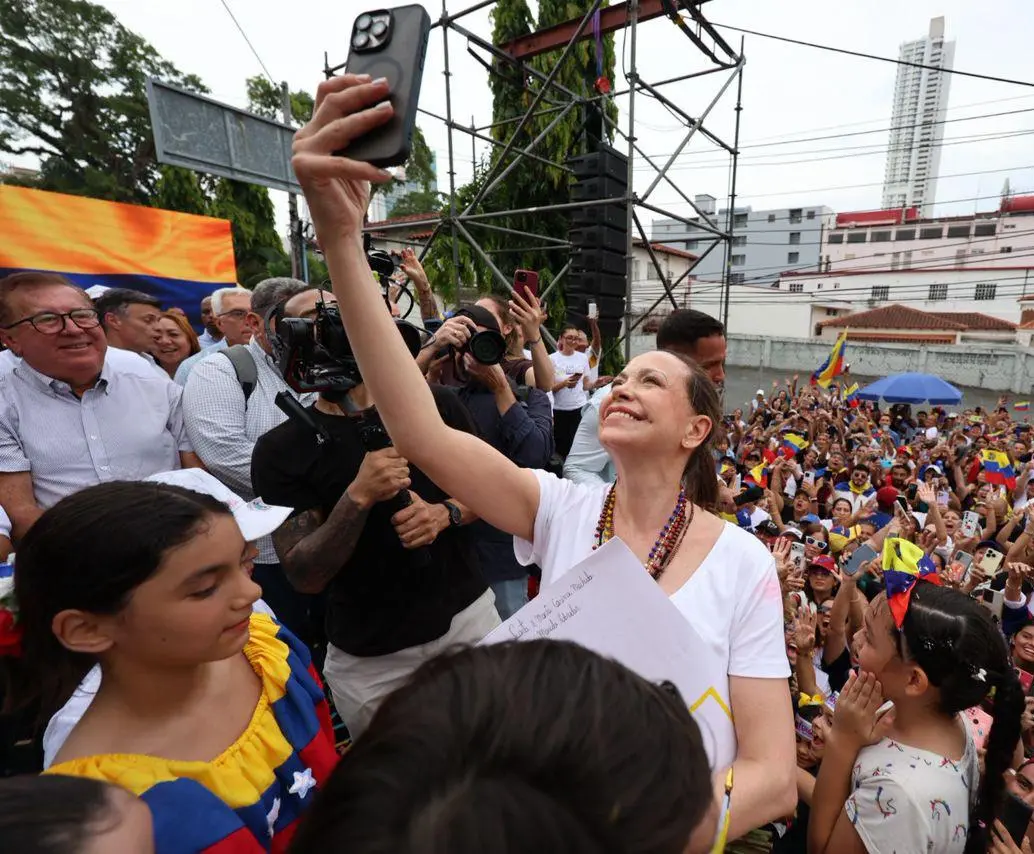 María Corina Machado. Foto: X María Corina Machado @MariaCorinaYA