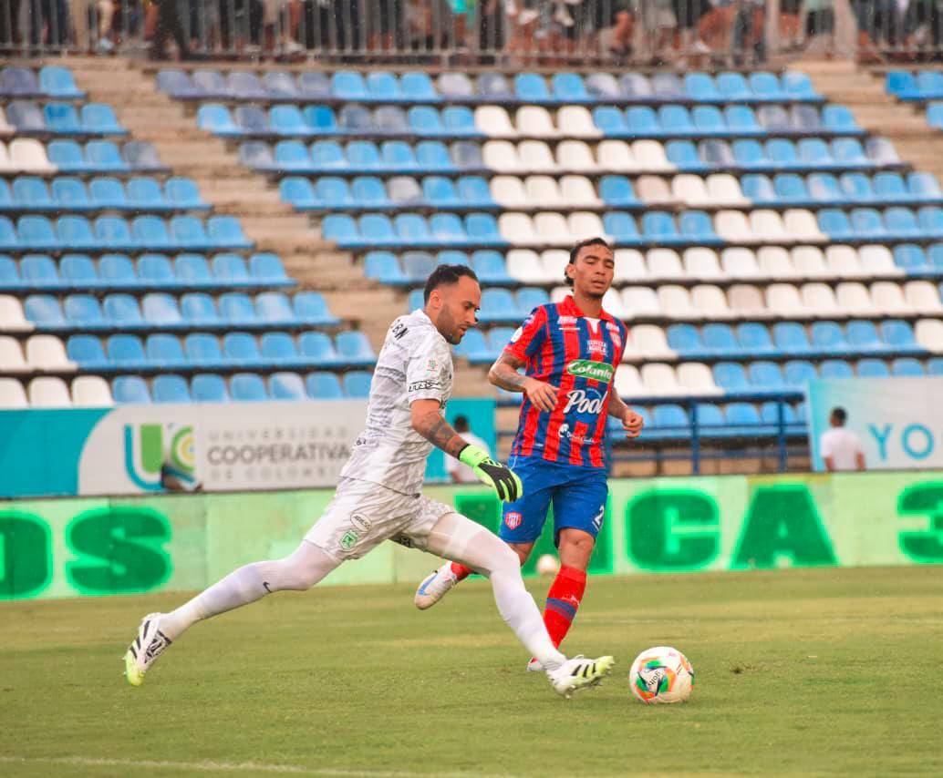 En la imagen aparece David Ospina, portero titular de Nacional frente al Unión Magdalena. FOTO COLPRENSA