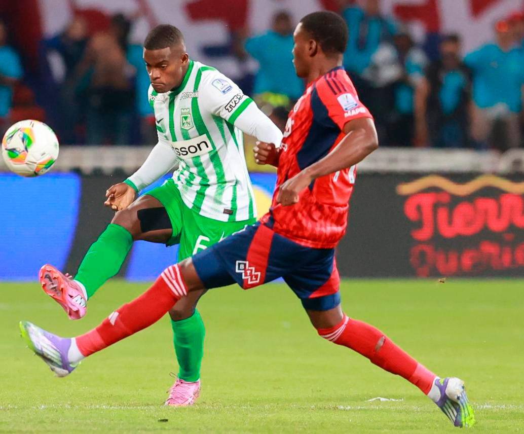 Atlético Nacional juega en condición de local en el Atanasio Girardot, mientras que el DIM es visitante. Foto: Manuel Saldarriaga