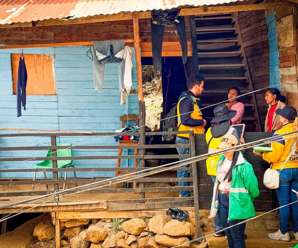 Las viviendas en riesgo están, en general, en el área de influencia de la quebrada La Máquina. FOTO: ALCALDÍA