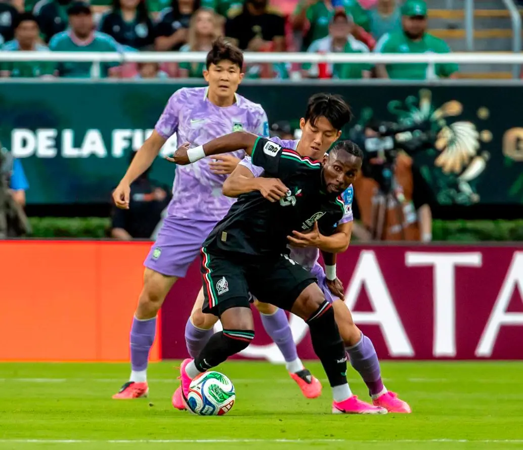 El futbolista colombo-mexicano Julián Quiñones es una de las figuras de la Selección de México en el Mundial de Norteamérica. Foto: Juan Antonio Sánchez