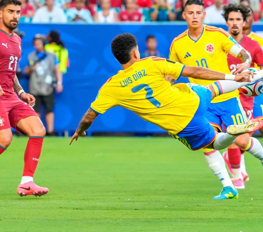 Luis Díaz, uno de los referentes de Colombia para el duelo de este viernes ante Ghana. FOTO: Juan Antonio Sánchez