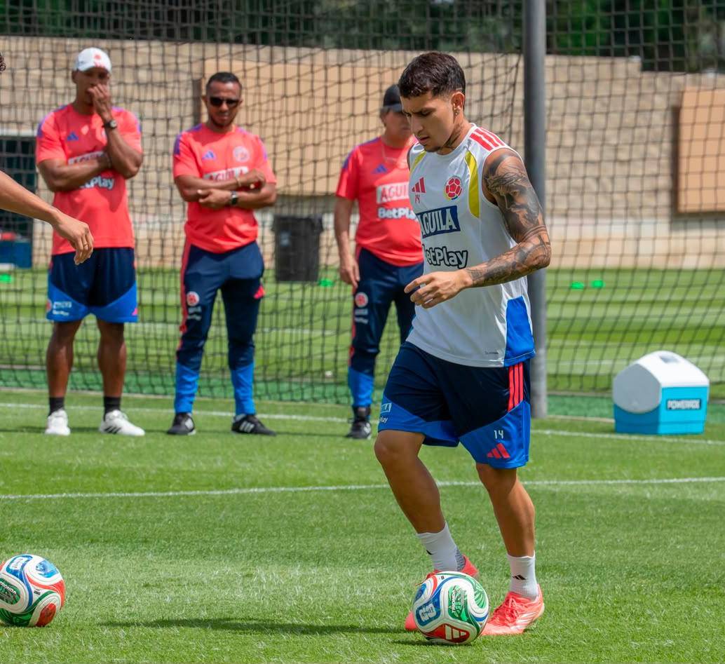 Gustavo Puerta se ha venido ganando un lugar entre los titulares de la Selección Colombia. FOTO JUAN ANTONIO SÁNCHEZ