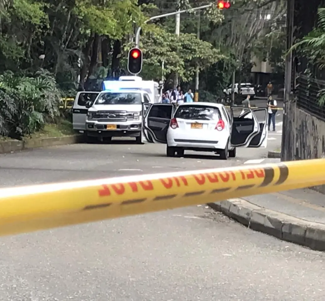 Fotografía de referencia de un homicidio en la comuna Belén de Medellín. Foto: Laura Rosa Jiménez Valencia.
