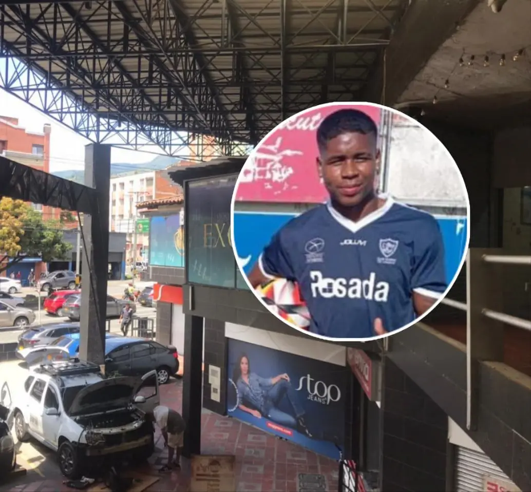 El futbolista colombo-español fue asesinado tras una riña en vía pública en el occidente de Medellín; autoridades investigan los hechos. FOTO: Laura Rosa Jiménez Valencia, suministrada. 