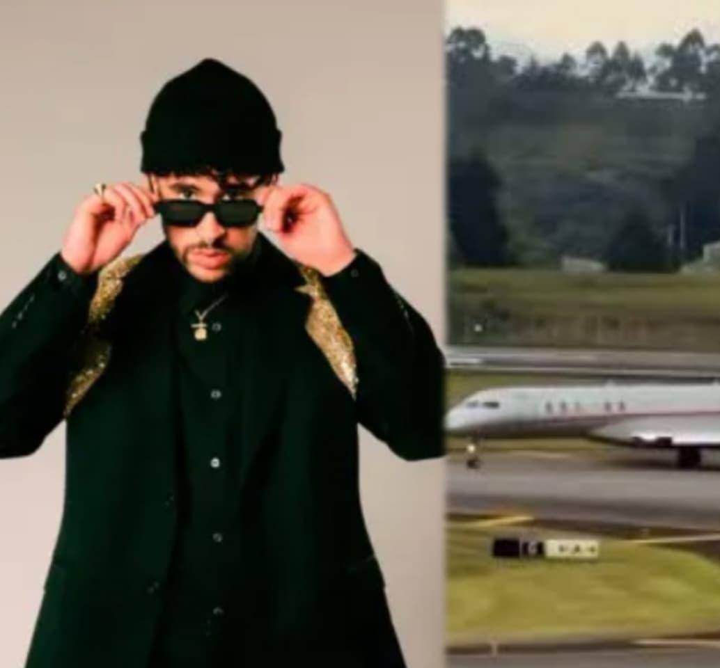 El Bombardier Global 7500, avión en el que Bad Bunny se desplazó hasta Medellín, es considerado uno de los jets privados más lujosos y tecnológicos del mundo. FOTO: Colprensa y @aviation_skrg