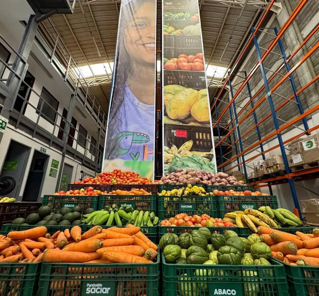 El Banco de Alimentos del Oriente antioqueño, para ayudar a las familias con menos de recursos. FOTO Cortesía Gobernación de Antioquia.